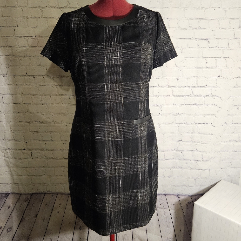 Karl Lagerfeld Black Tweed Business Dress